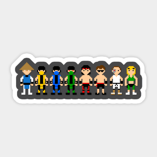 Kombat 1 Pixel art Sticker